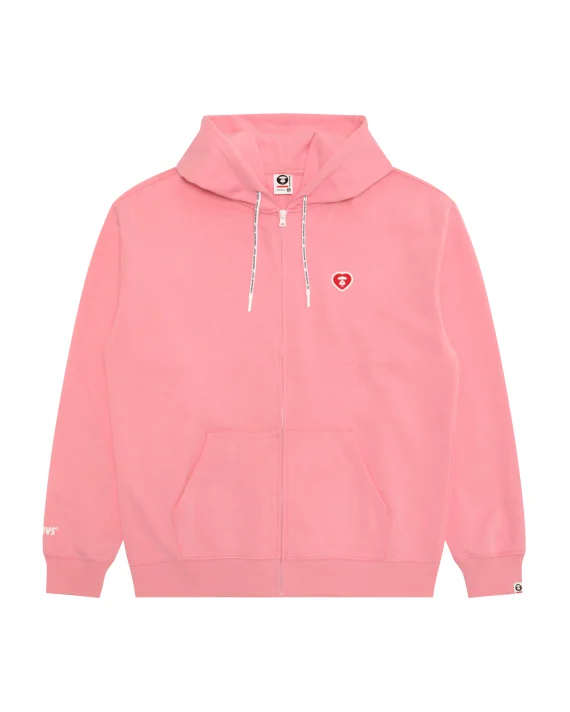 ايه ايه بي إي AAPENOW heart moonface zip-up hoodie